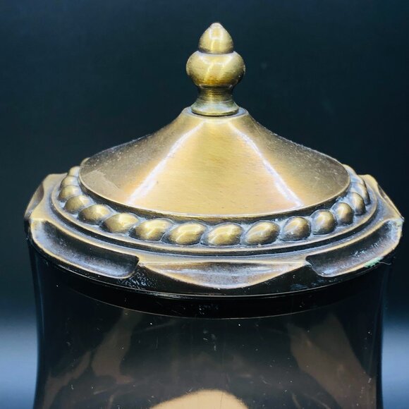 Vintage Amerock Carriage House Apothecary Jar: Chateaucore Bathroom Accessory - Picture 3 of 13